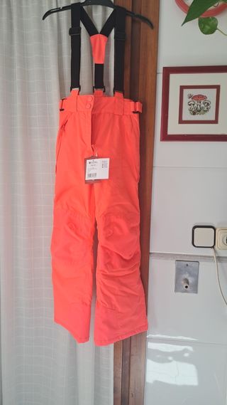 Pantalón de esquí naranja 7 años