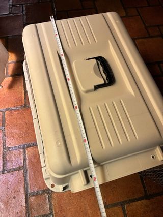 Transportín para perros beige y negro