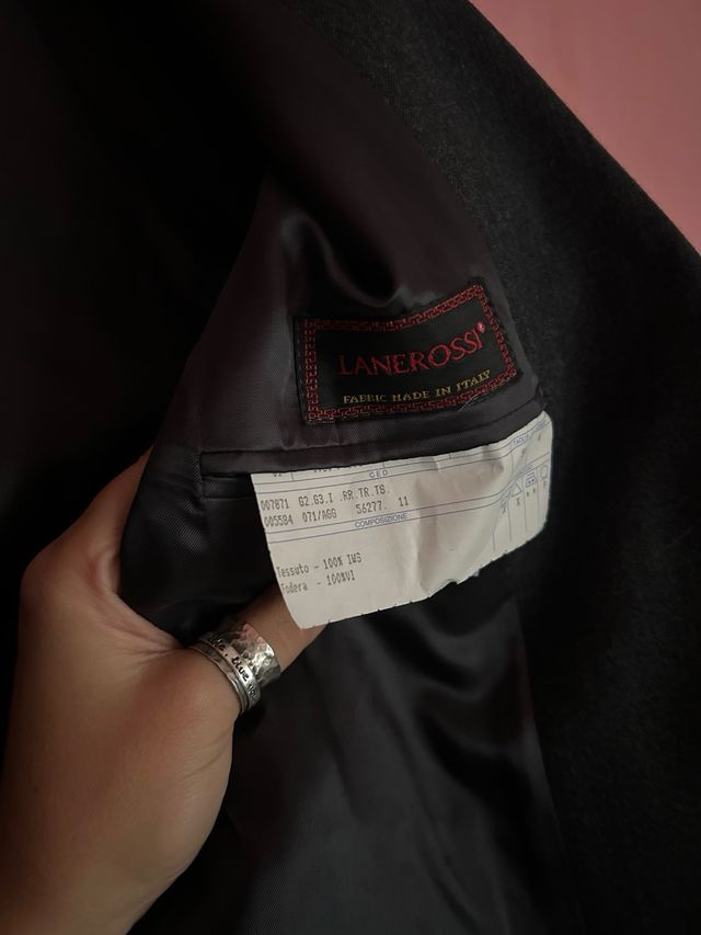 Abito 3 pezzi pura lana vergine taglia 54