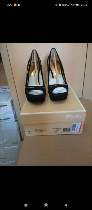 Scarpe Michael Kors N.37 Nero/Oro