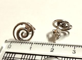 Pendientes Plata Caracola