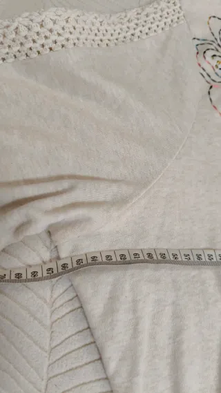 Jersey algodón casual y floral talla 50-52