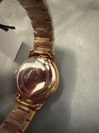 Reloj Feveli Dorado y Gris