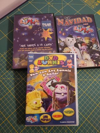 Lote cd y dvd música, series y pelis infantiles