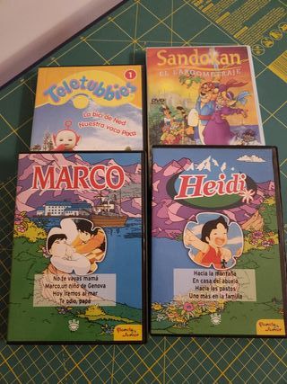 Lote cd y dvd música, series y pelis infantiles