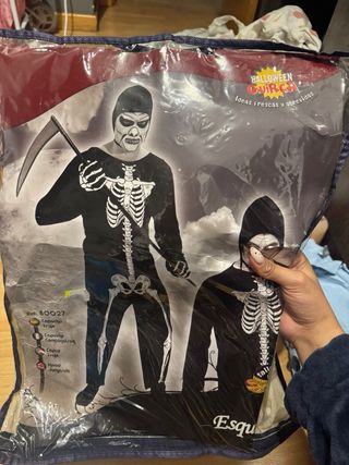 Disfraz Calavera Esqueleto Talla M