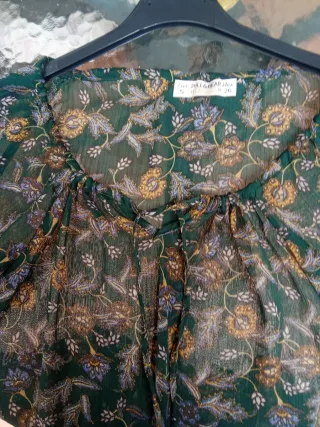 Blusa Pull&Bear manga larga estampada S/36