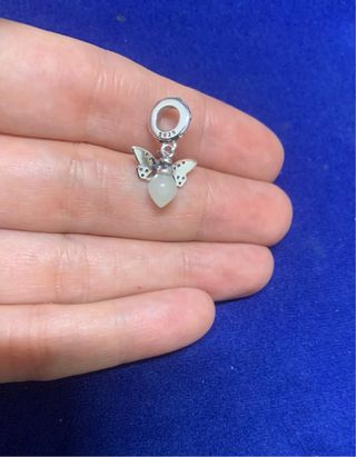 Charm Mariposa Plata pulsera Pandora o collar 