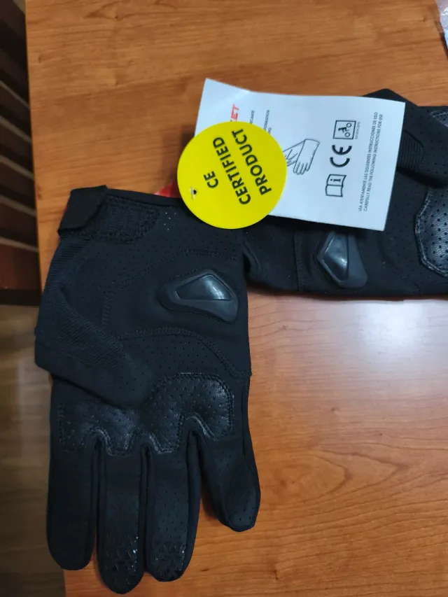 Guantes Moto Verano MOTO BRACKET Negros