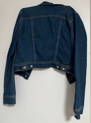 Chaqueta tejana azul