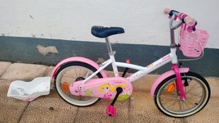 Bicicleta niña B'TWIN Princess rosa