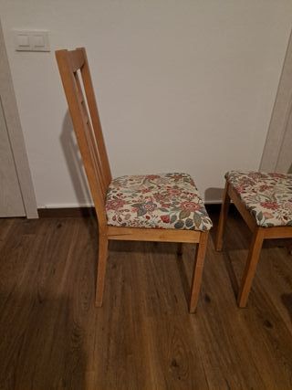 4 Sillas Comedor Madera