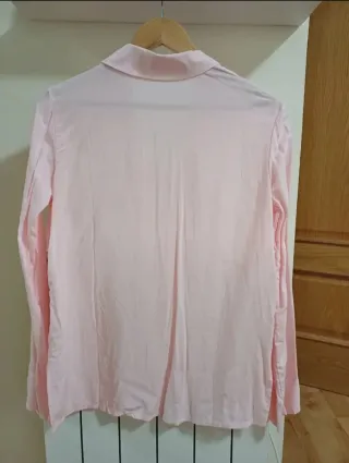 Camisa rosa Mango
