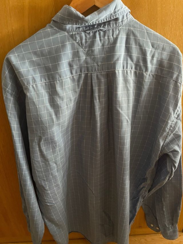 Camisa Tommy Hilfiger azul cuadros