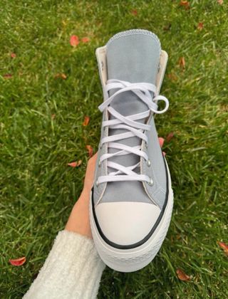 Zapatillas Converse All Star azul plataforma T39