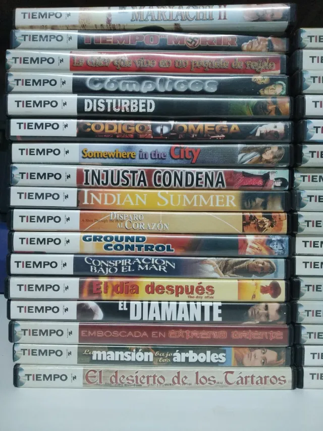 Lote 33 DVDs Acción y Aventura Revista TIEMPO