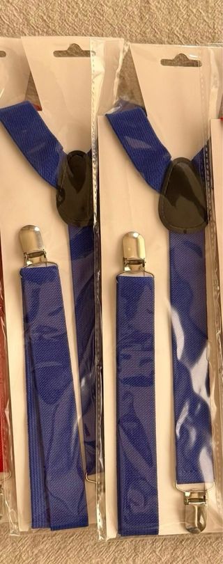 Tirantes niño/hombre rojos o azules