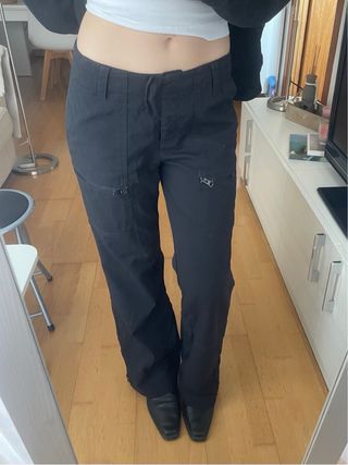 Pantalones Nike Tiro Bajo Negros