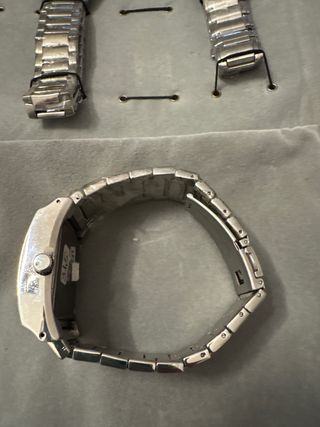 Reloj Cussi Plata y Blanco