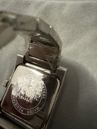 Reloj Cussi Plata y Blanco