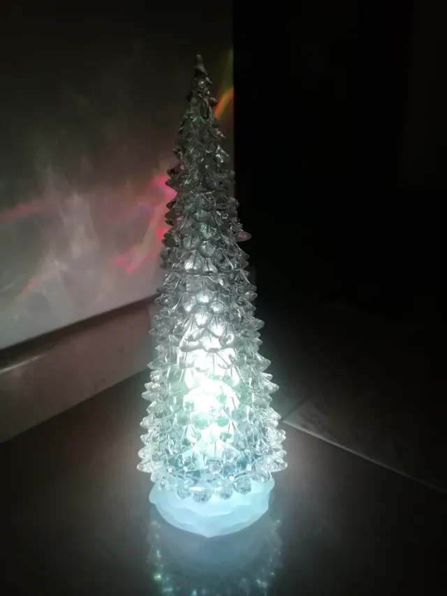 Alberello di Natale trasparente