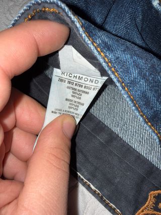 Richmond Jeans Uomo Taglia 52 Blu