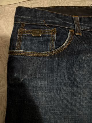 Richmond Jeans Uomo Taglia 52 Blu