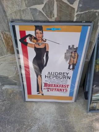 Póster Película Breakfast at Tiffany's Audrey Hepb