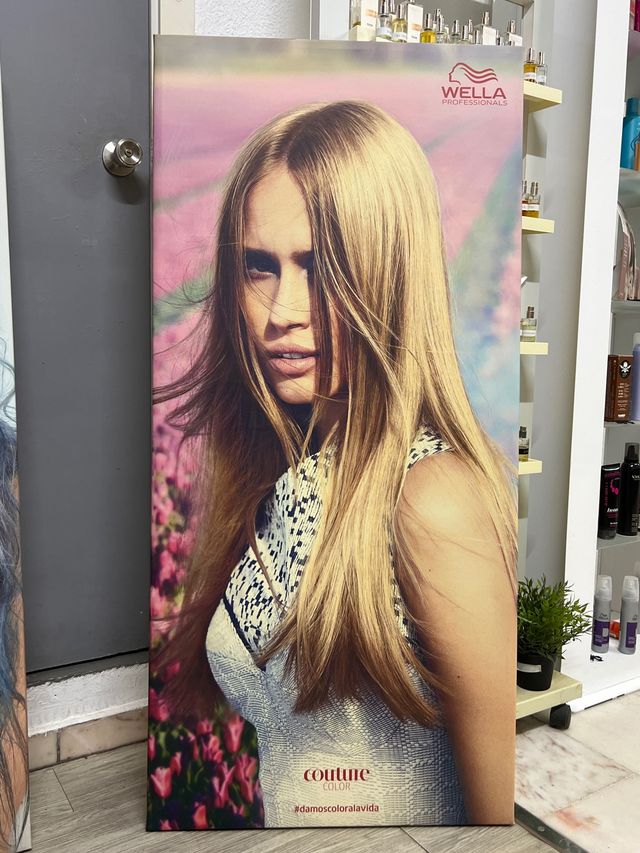 Cuadro Lienzo Wella Peluquería Mujer