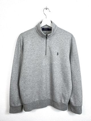 Sudadera Polo Ralph Lauren 1/2 Cremallera Gris