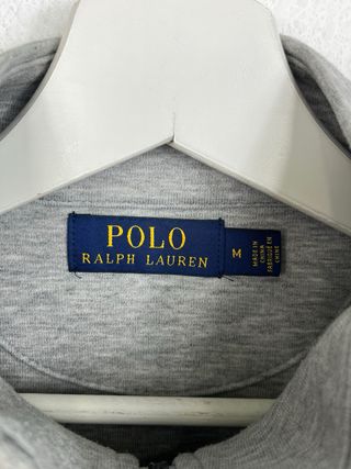 Sudadera Polo Ralph Lauren 1/2 Cremallera Gris