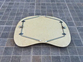 Bandeja mesa decorativa auxiliar con patas