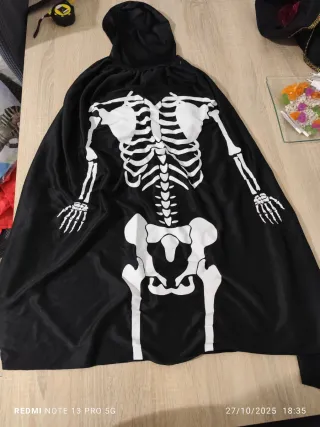 Capa esqueleto infantil