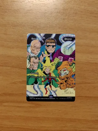 Hex, Full Art Marvel's Spiderman Mtg