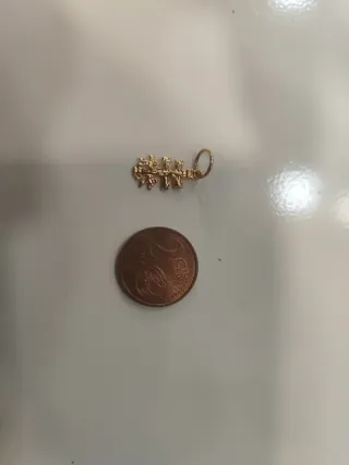 Colgante Cruz Carabaca Oro 18kt.