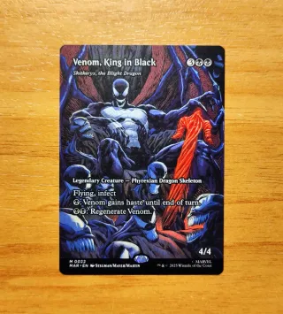 Venom King in Black, Full Art Spiderman Mtg