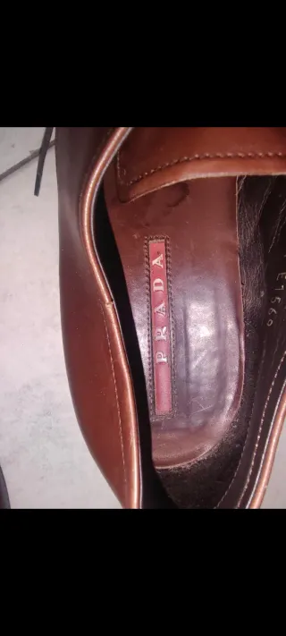 Mocassini Prada Marrone 43.5(9,5)