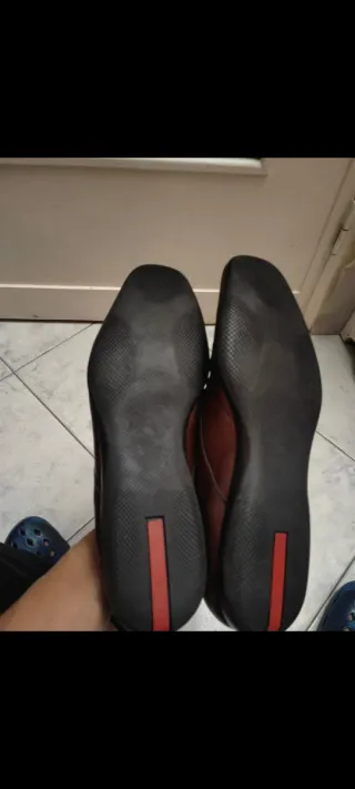Mocassini Prada Marrone 43.5(9,5)