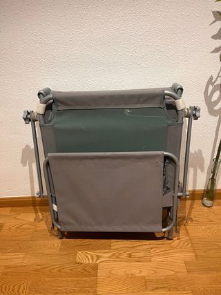 Set 2 Tumbonas Plegables Gris TecTake