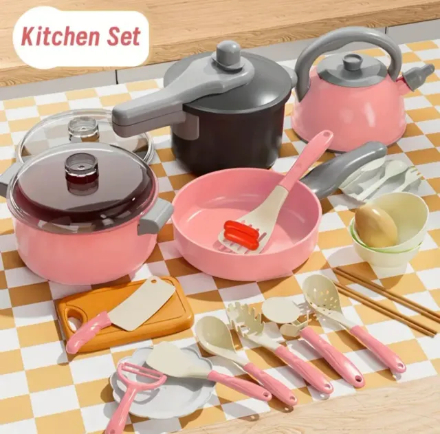 Juego Cocina 59 Piezas Juguete Infantil