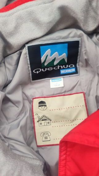 Mono de esquí infantil rojo