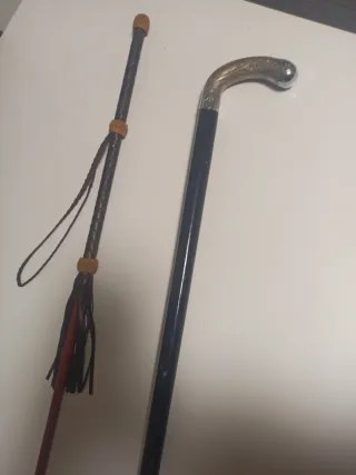 Bastone da passeggio antico decorativo o