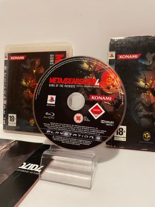 Metal Gear Solid 4 PS3 Guns of the Patriots+Funda