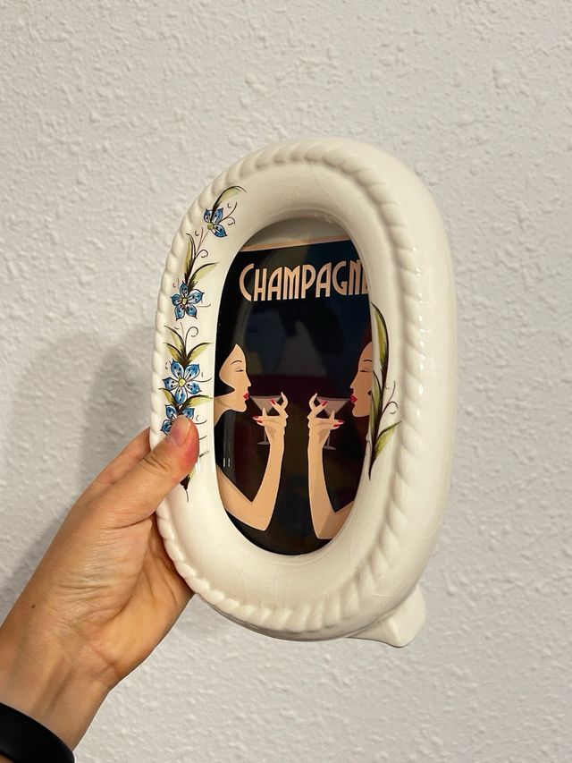 Marco de fotos vintage Champagne