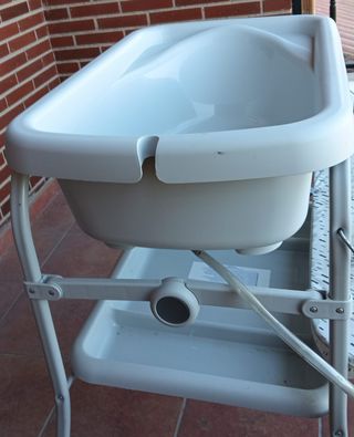 Bañera Bebé con Cambiador