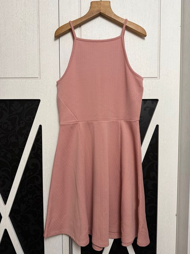 Vestido rosa halter