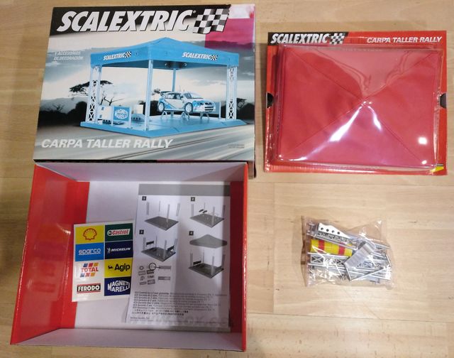 Scalextric Carpa Taller Rally Roja