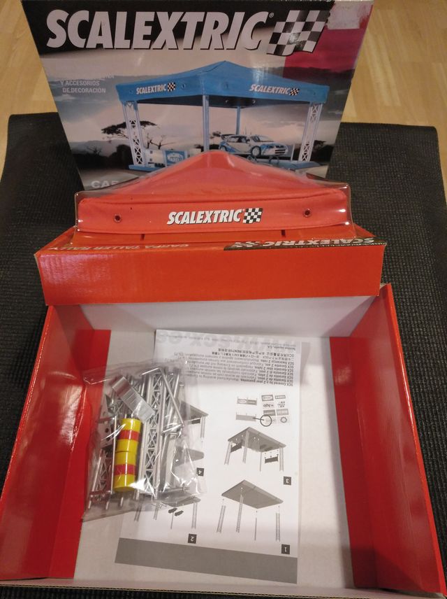 Scalextric Carpa Taller Rally Roja