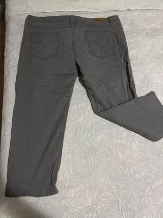 Pantaloni in tessuto uomo taglia 60 grigio