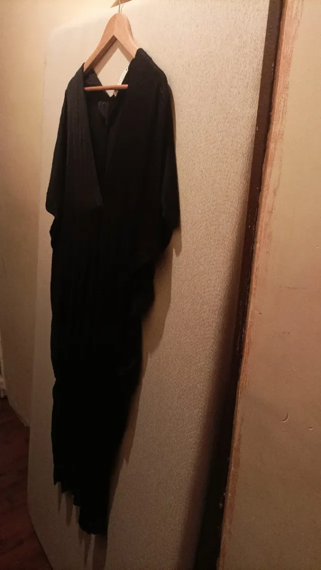 Vestido largo negro Zara Talla XXL